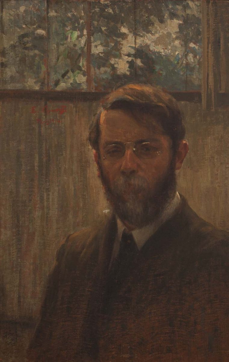 AUTORRETRATO - OST - 65,0 x 42,0 cm - 1914 - COLEÇÃO PARTICULAR