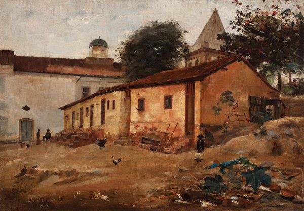MORRO DE SÃO BENTO - OST - 37,4 x 54,0 cm - 1887 - COLEÇÃO PARTICULAR