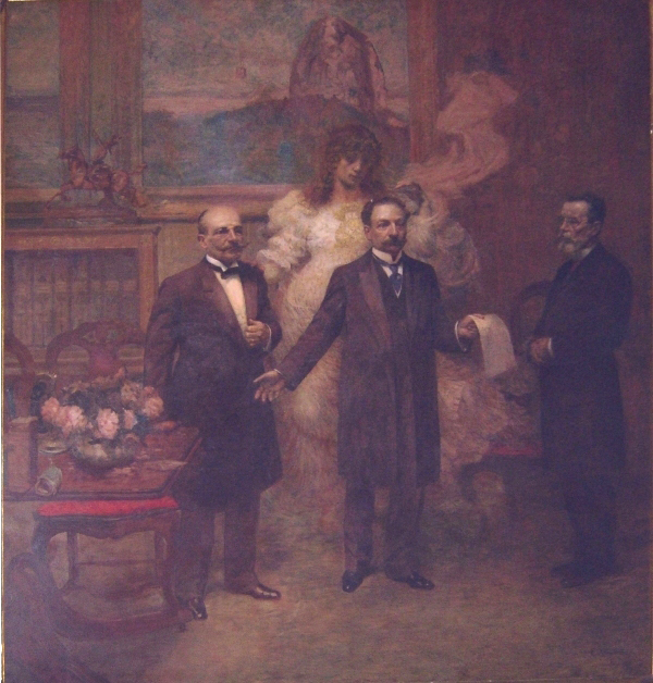 ALEGORIA À LEI ORÇAMENTÁRIA - OST - 220 x 200 cm - 1913 - MUSEU HISTÓRICO DA CIDADE DO RIO DE JANEIRO
