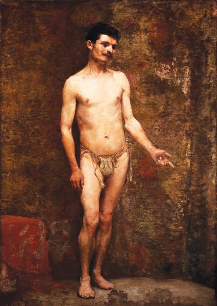 NU MASCULINO – OST - 110 x 76 cm - 1892 - MUSEU DOM JOÃO VI/ESCOLA DE BELAS ARTES-UFRJ