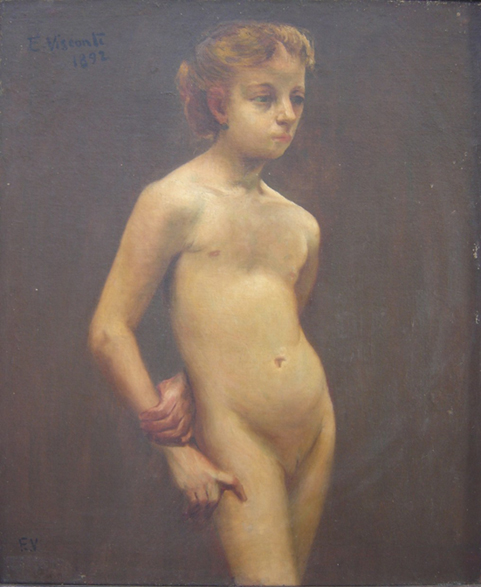 NU DE PÉ - OST - 55 x 46 cm - 1892 - COLEÇÃO PARTICULAR