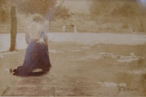 PAISAGEM DE LUXEMBURGO - OST - 31 x 46 cm - c.1905 - LOCALIZAÇÃO DESCONHECIDA