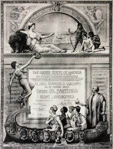 DIPLOMA DA MEDALHA POR MÉRITO ESPECIAL NA WORLD COLUMBIA EXPOSITION, EM CHICAGO - EUA - 1893