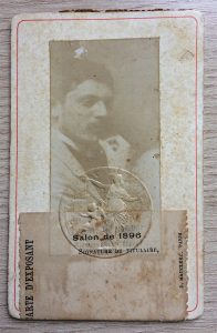 CARTÃO DE EXPOSITOR - 1896