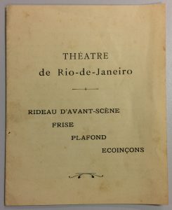 CATÁLOGO PARA A EXPOSIÇÃO DE 1907 EM PARIS
