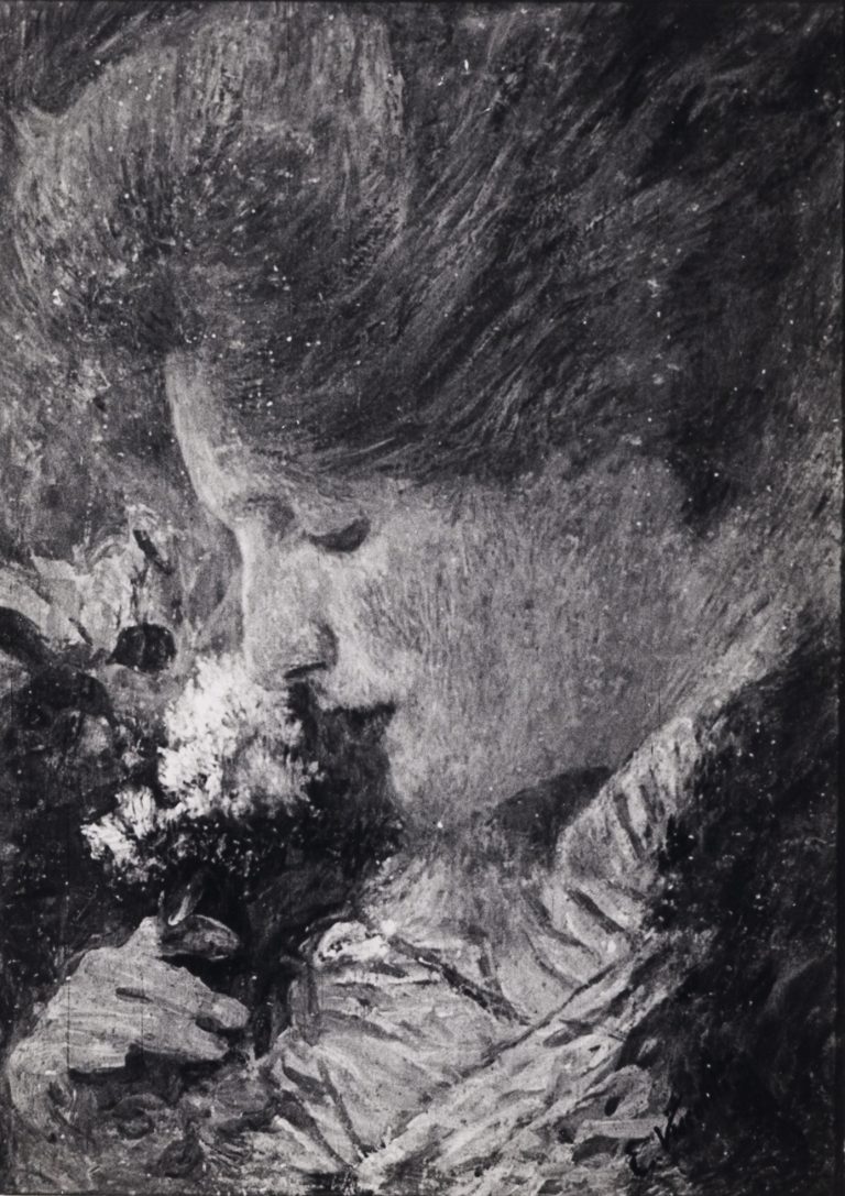 RETRATO DE YVONNE - OST - 37 x 27 cm - c.1922 - LOCALIZAÇÃO DESCONHECIDA