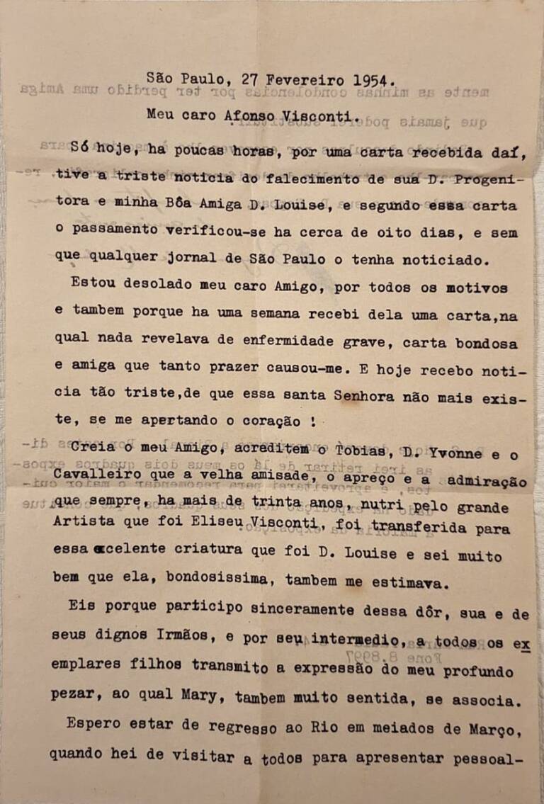 Carta De Benjamim De MendonÇa Para Afonso 27021954 1