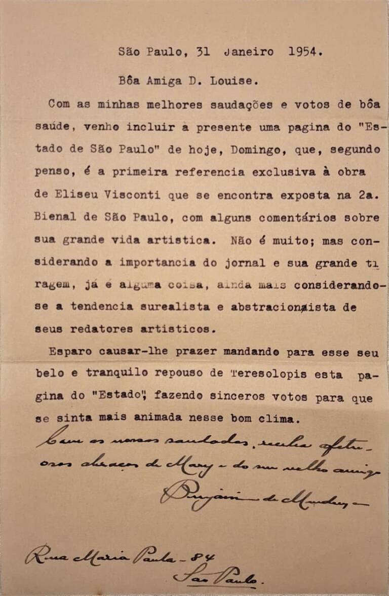 Carta De Benjamim Para Louise 31011954 1
